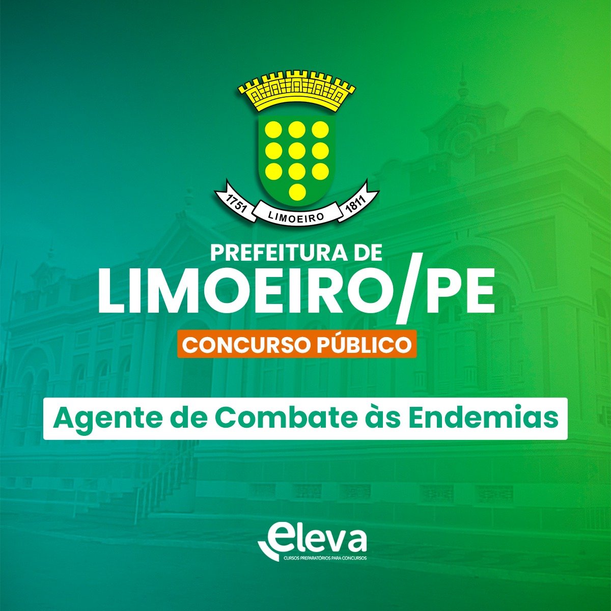 PREFEITURA DE LIMOEIRO-PE: AGENTE DE COMBATE A ENDEMIAS – ACE